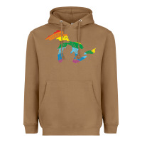 Toasted Coconut all michigan great lakes rainbow colors Heavyweight Hoodie - linhVisuals