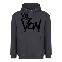 Smoke KING VON Heavyweight Hoodie - linhVisuals