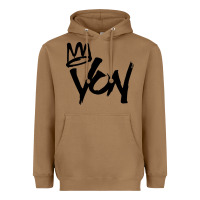 Toasted Coconut KING VON Heavyweight Hoodie - linhVisuals