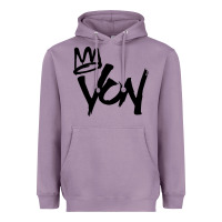 Lavender KING VON Heavyweight Hoodie - linhVisuals