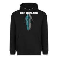 Black Ben Howard Heavyweight Hoodie - linhVisuals