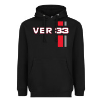 Black ver 33 formula Heavyweight Hoodie - linhVisuals