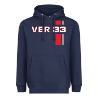 Navy ver 33 formula Heavyweight Hoodie - linhVisuals