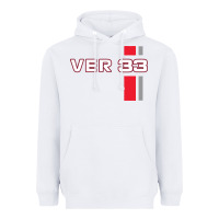 White ver 33 formula Heavyweight Hoodie - linhVisuals