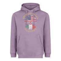 Lavender american grown italian roots italy flag vintage tree Heavyweight Hoodie - linhVisuals
