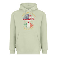 Matcha american grown italian roots italy flag vintage tree Heavyweight Hoodie - linhVisuals