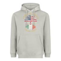 Moon Dust american grown italian roots italy flag vintage tree Heavyweight Hoodie - linhVisuals