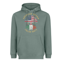 Sage american grown italian roots italy flag vintage tree Heavyweight Hoodie - linhVisuals