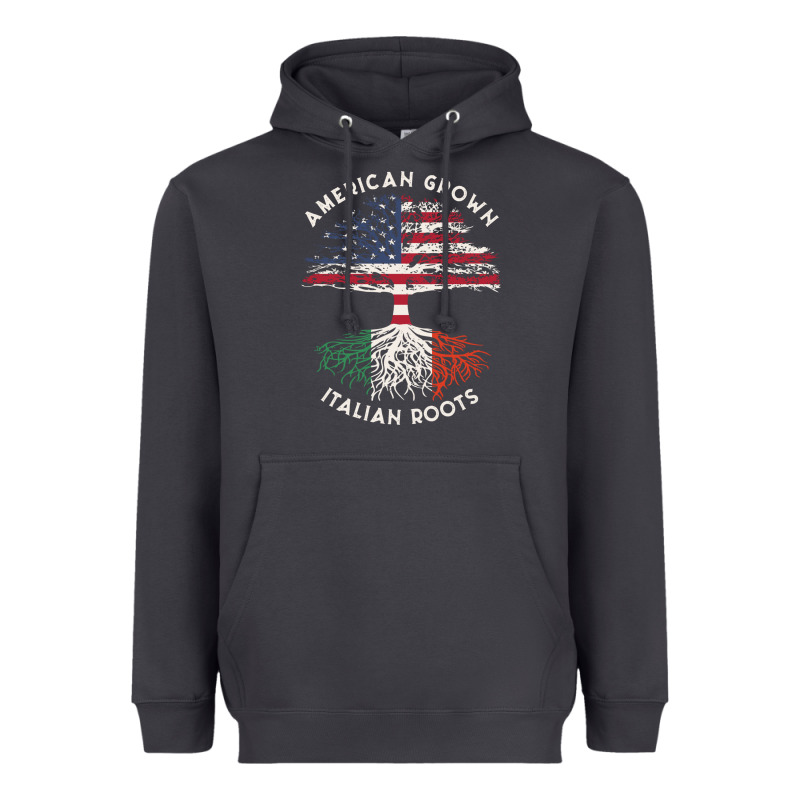 American Grown Italian Roots Usa Italy Flag Tree Heavyweight Hoodie by linhVisuals | Teevron