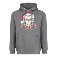 Storm bah humbug skull santa hat christmas funny quote Heavyweight Hoodie - linhVisuals