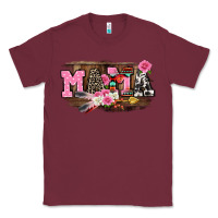 Burgundy Mother's Day mama Classic Tee - CowGirlArtShop