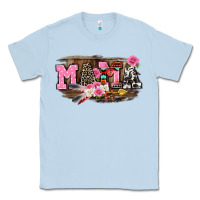 Dusty Blue Mother's Day mama Classic Tee - CowGirlArtShop