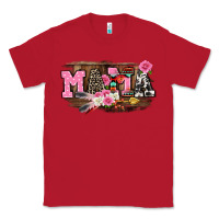 Red Mother's Day mama Classic Tee - CowGirlArtShop