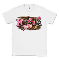 White Mother's Day mama Classic Tee - CowGirlArtShop