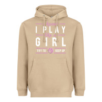 Mushroom basketball gifts for girls i know i play like a girl try to keep up in Heavyweight Hoodie - linhVisuals