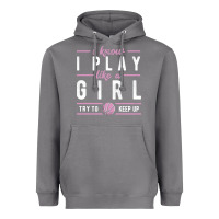Storm basketball gifts for girls i know i play like a girl try to keep up in Heavyweight Hoodie - linhVisuals
