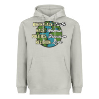 Moon Dust birthplace earth race human politics freedom religion love equality al Heavyweight Hoodie - linhVisuals