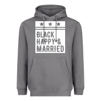 Storm black happy & married funny wedding gifts Heavyweight Hoodie - linhVisuals