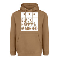Toasted Coconut black happy & married funny wedding gifts Heavyweight Hoodie - linhVisuals