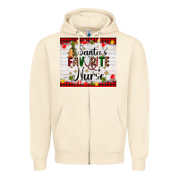 Sandshell santa's favorite nurse Zipper Hoodie - AdoDesignShop