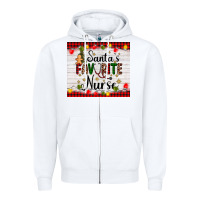 White santa's favorite nurse Zipper Hoodie - AdoDesignShop