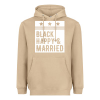 Mushroom black happy & married funny wedding gifts Heavyweight Hoodie - linhVisuals