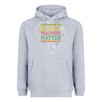 Heather Grey black teacher matters african american pride dashiki black history mon Heavyweight Hoodie - linhVisuals