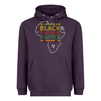 Plum black teacher matters african american pride dashiki black history mon Heavyweight Hoodie - linhVisuals