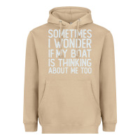 Mushroom boating funny if my boat is thinking about me too funny pontoon boat l Heavyweight Hoodie - linhVisuals