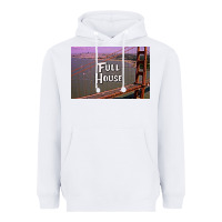 White f u l l h o u s e Heavyweight Hoodie - linhVisuals