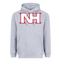 Heather Grey north hills high school Heavyweight Hoodie - linhVisuals