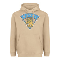 Faded Style Suomi Finland Lion Design Heavyweight Hoodie | Teevron