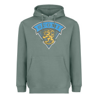 Sage faded style suomi finland lion design Heavyweight Hoodie - linhVisuals