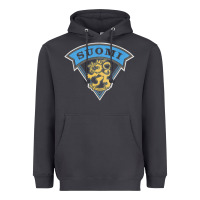 Smoke faded style suomi finland lion design Heavyweight Hoodie - linhVisuals