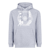 Heather Grey the four stoic virtues   stoicism Heavyweight Hoodie - linhVisuals