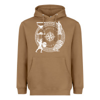 Toasted Coconut the four stoic virtues   stoicism Heavyweight Hoodie - linhVisuals