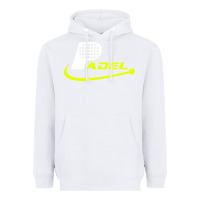 White padel Heavyweight Hoodie - linhVisuals