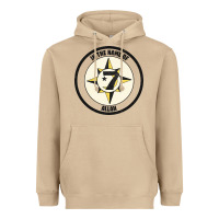 Mushroom five percent nation of islam vintage look design Heavyweight Hoodie - linhVisuals