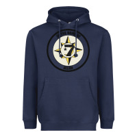 Navy five percent nation of islam vintage look design Heavyweight Hoodie - linhVisuals