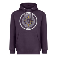 Plum five percent nation of islam vintage look design Heavyweight Hoodie - linhVisuals