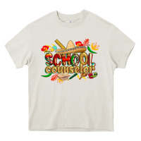Cream cinco de mayo school counselor Heavy Core Tee - CowGirlArtShop