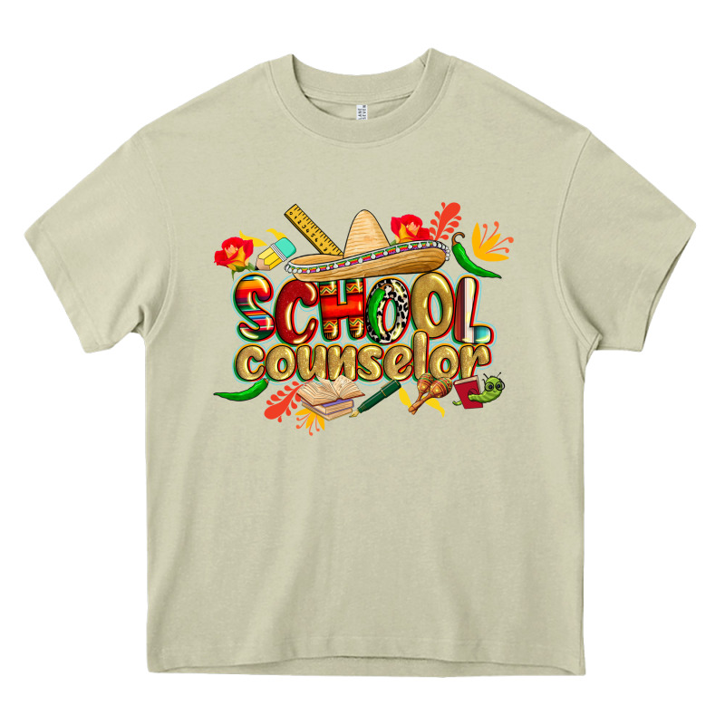Cinco De Mayo School Counselor Heavy Core Tee by CowGirlArtShop | Teevron