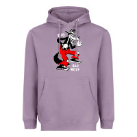 Lavender big bad wolf Heavyweight Hoodie - linhVisuals