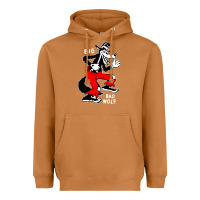 Meerkat big bad wolf Heavyweight Hoodie - linhVisuals