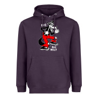 Plum big bad wolf Heavyweight Hoodie - linhVisuals