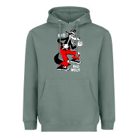 Sage big bad wolf Heavyweight Hoodie - linhVisuals