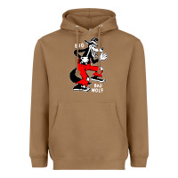 Toasted Coconut big bad wolf Heavyweight Hoodie - linhVisuals