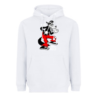White big bad wolf Heavyweight Hoodie - linhVisuals