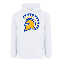 White The San Jose Spartans Heavyweight Hoodie - linhVisuals