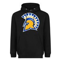 Black The San Jose Spartans Heavyweight Hoodie - linhVisuals